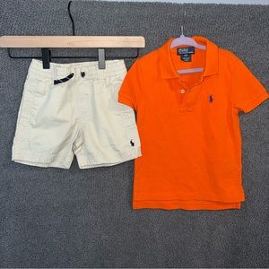 Boys Polo shirt and shorts